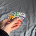 Lot de 10 stickers "animocsymore" + 1 à personnaliser